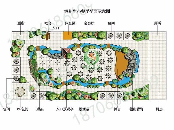 涿州生態(tài)餐廳效果圖